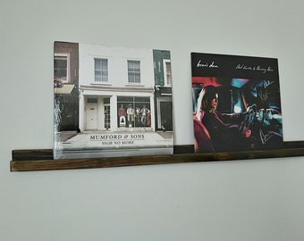 36" Vinyl Album Display Shelf, Poster Shelf, Poster Ledge, Bookshelf, Record Shelf, Display, Small Ledge, Vinyl Display