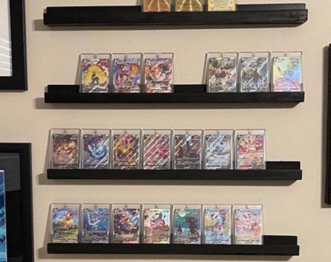 24 Card Display Shelves Football Cards Baseball Cards Etsy