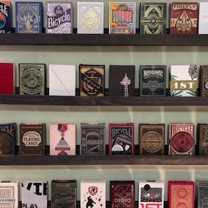 24&quot; Playing Card Display Shelves, Display Ledge, Picture Ledge
