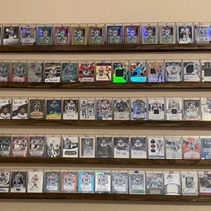 24 Card Display Shelves, football cards, baseball cards, basketball cards image 7