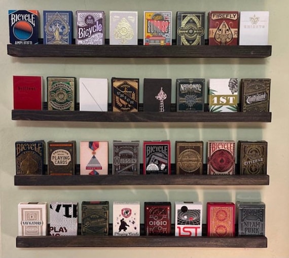 24 Card Display Shelves football cards baseball cards Etsy