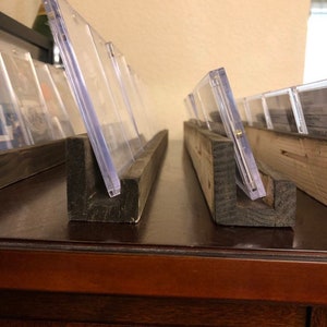 18&quot; Card Display Shelves, football cards, baseball cards, basketball cards