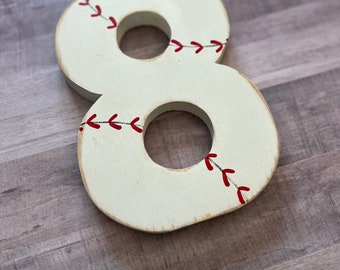 Baseball Wall Decor, Baseball Letter, Personalized Baseball Sign, Baseball Baby Shower, Baseball Room, Baby Shower Decor