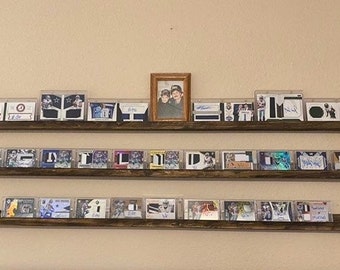 48” Card Display Shelves, football cards, baseball cards, basketball cards