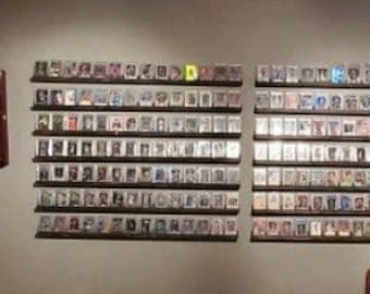 48” Card Display Shelves, football cards, baseball cards, basketball cards