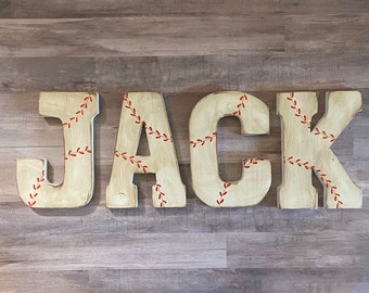 Baseball Letters, Baseball Theme, Baseball Party, Baseball Baby Shower, Baseball Wall Decor, Baseball Party Decor