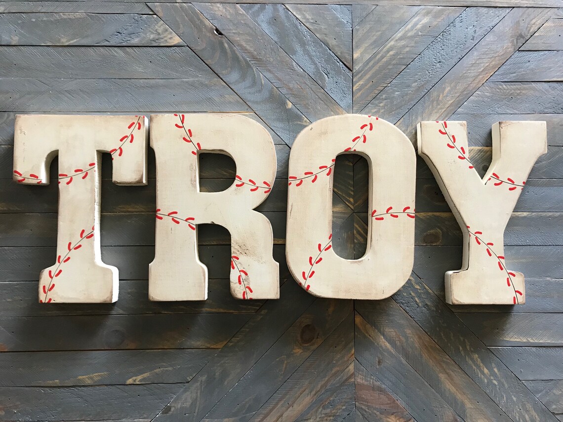 baseball letters baseball theme baseball party baseball etsy