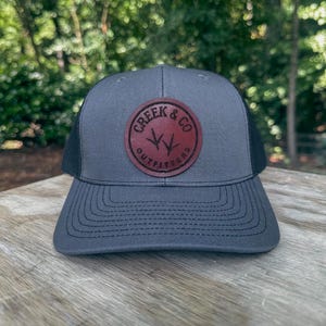 Outfitters Turkey Tracks Custom Leather Patch Trucker Hat – Creek & Company
