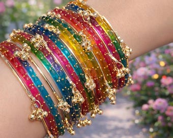 Kashmir and Rainbow bangles