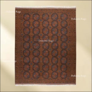 Alfombra Pascala de lana anudada a mano – Alfombra de área en cobre, negro y gris topo, alfombra de diseño inspirada en la alfombra