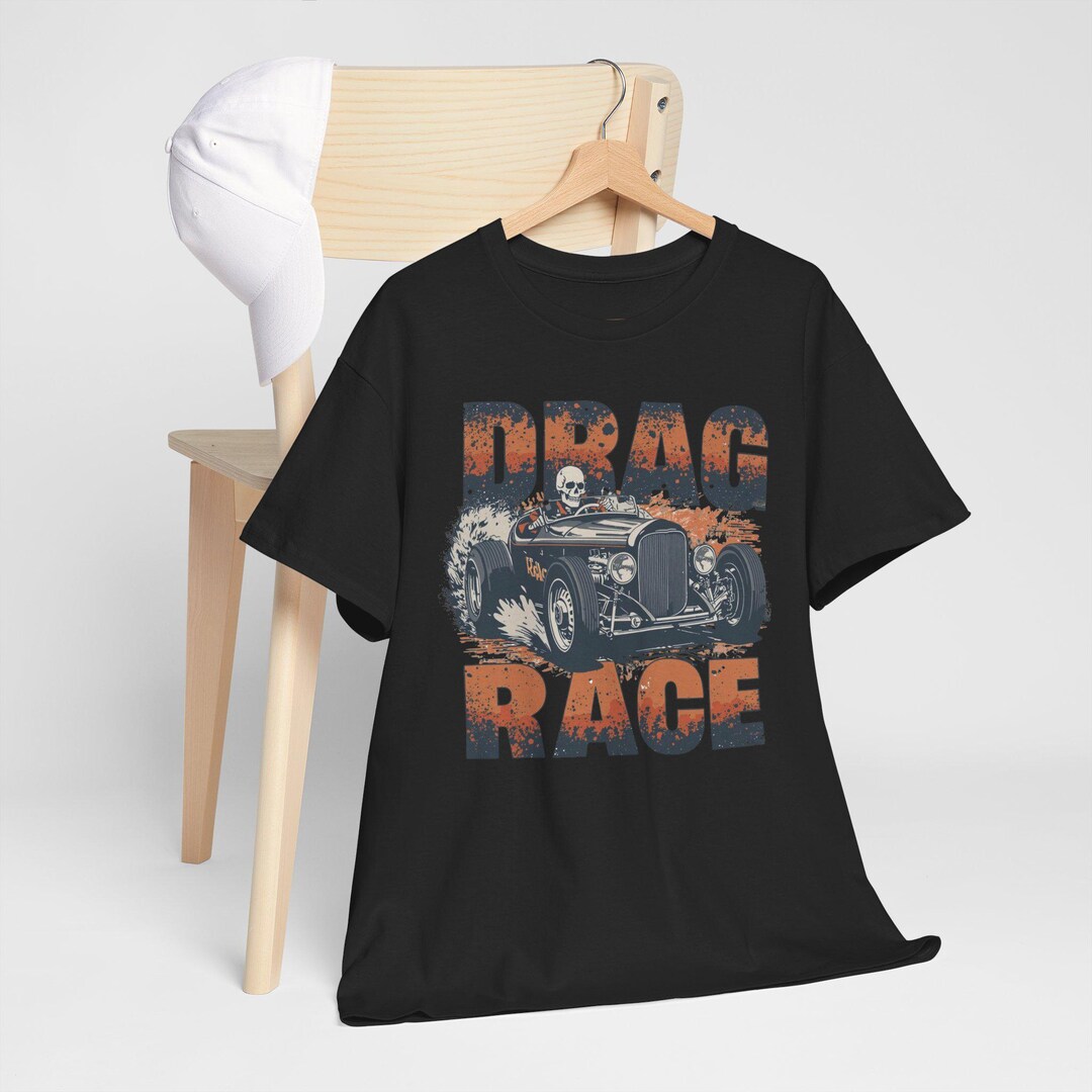 Drag Racing Skeleton Skeleton Racing Car Shirt | Drag Race Skeleton Tee - Etsy
