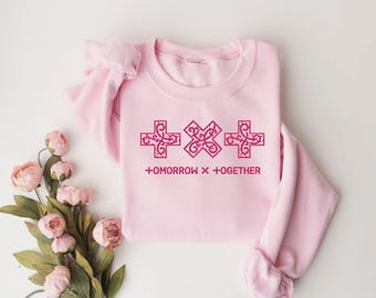 TXT 7th Year: A Moment of Stillness in the Thorns Embroidered Shirt Tomorrow x Together Sweatshirt MOA Hoodie Gift for Fans Men Women