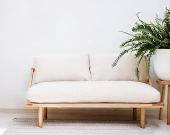 White Floor Cushion, Japanese Futon, Meditation Tatami Mat, Floor Lounger, Sofa Cushions