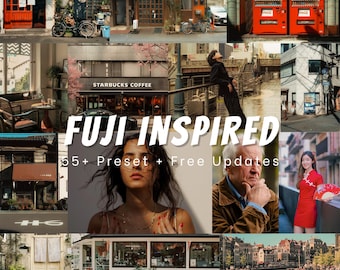 55+ Fuji inspirierte Lightroom-Presets | Film Look Mobile Presets (Kostenlose Updates)