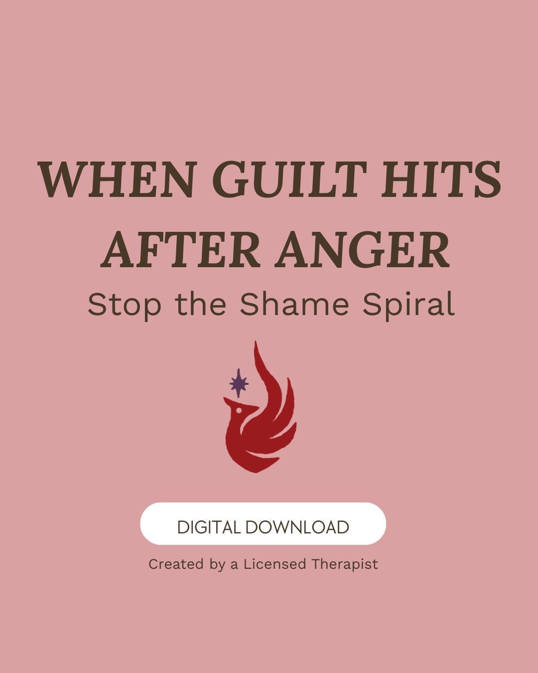 When Guilt Hits After Anger Script (audio + PDF) | Therapist Guided ...