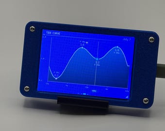 Reloj de mareas WiFi hecho a mano: visualización de mareas en vivo de la NOAA, clima y fases lunares.