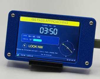 Handmade ISS Tracker – Live Satellite Pass Predictor, Starlink Display, Space Lover Gift