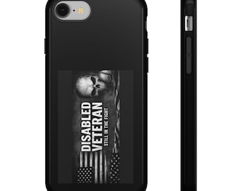 Disabled Veteran skull flag Phone Case | Tough Cases