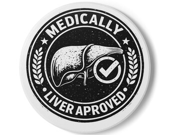 Air force Liver Approved coaster | Ceramic Cork Back