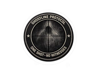 Ghostline Protocol crosshair skull decal | Kiss-Cut Vinyl Decal