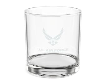 U.S. Air Force Emblem Whiskey Glass