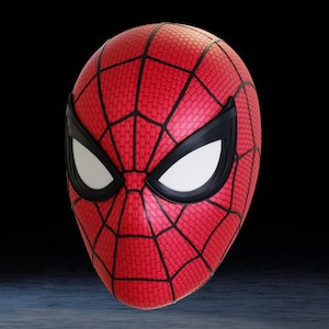 Casco ispirato a Spider-Man Brand New Day (file STL) / Maschera stampabile in 3D / Lenti e rete separate