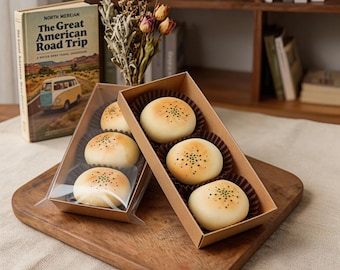 Super weicher realistischer Shengjian Brötchen Squishy zum Stressabbau Entzückender Pfannenhafter Brötchen Stressball für Kinder und Erwachsene gleichermaßen