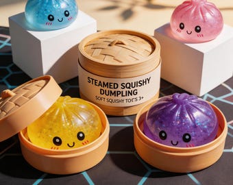Free shipping .glittering dumpling soft toy box, a fun stress-relieving toy, super large slow-bouncing stress-reducing dough.stress ball