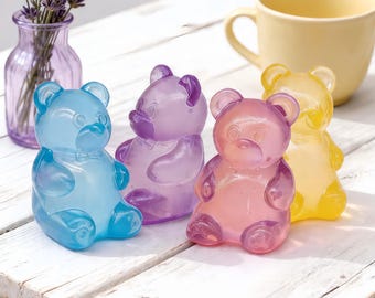 Realistic Candy Bear Stress Ball Slow Rebound Decompression Toy Gift Hand exercises help relieve stress and reduce anxiety.