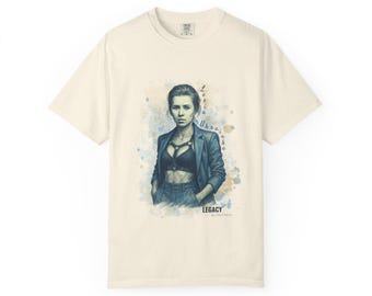 Lesia Ukrainka Portrait Tee, Vintage Graphic T-Shirt, Comfort Colors 1717