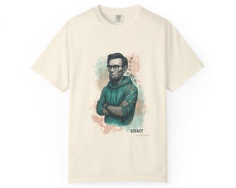 Abraham Lincoln Portrait Tee, Vintage Graphic T-Shirt, Comfort Colors 1717