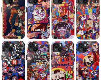 Pomni The Amazing Digital Circus Phone Case, Pomni TADC Gifts, iPhone 17 16 15 14 13 12 11 Pro Max, Samsung S25 S24 S23 S22