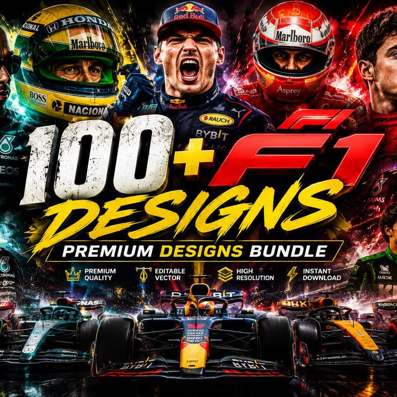 F1 Racing Team Poster F1 Poster - Etsy