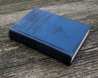 Man to Man Jackson Gregory Southwestern western books collectible western fiction novel American frontier story book vintage books wild west