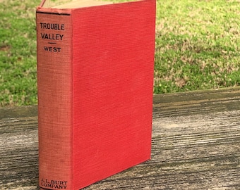 Trouble Valley Ward West romanzo occidentale classico western prima edizione collezionabile libri western vintage western book western fiction book