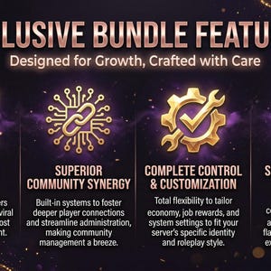 FiveM Server Scripts Bundle – QBCore/ESX, 200+ Scripts, Optimized (Digital Download)