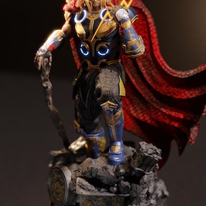 Marvel – Thor Love and Thunder | Stormbreaker Fury STL Statue | 3D Print Model | Digital STL File