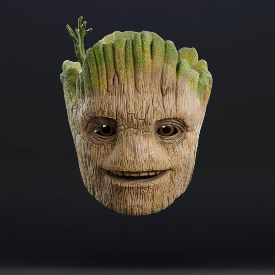 Marvel – Groot | Guardian Bloom STL Statue | 3D Print Model | Digital ...