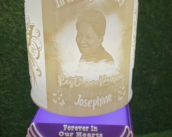 Base de lámpara 3D conmemorativa digital (archivo STL)