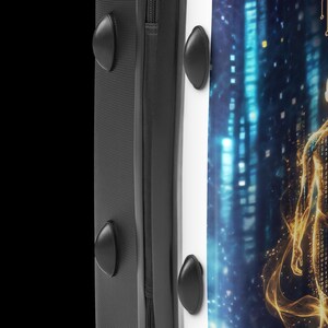 Parallel Signal Suitcase | Ghost in the Machine Hard-Shell Travel Case, Digital Twin Design