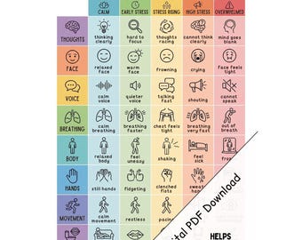 Emotion Body Clues PDF: Talk About Emotions with Kids (Digital Download)