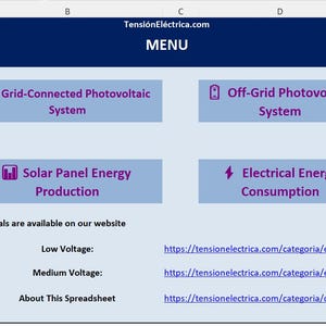 Solar Panel System Calculator Excel