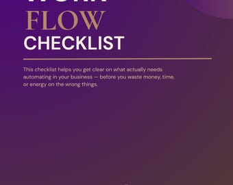 Checklist di controllo per l'automazione aziendale / Stampabile