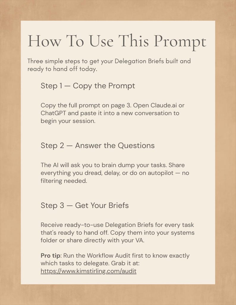 Il Decodificatore di Delega: un suggerimento basato sull'IA per delegare senza dover scambiare messaggi. immagine 2