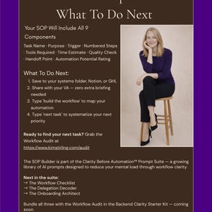 Der SOP-Generator — KI-Aufgabe für Coaches & Dienstleister Bild 4