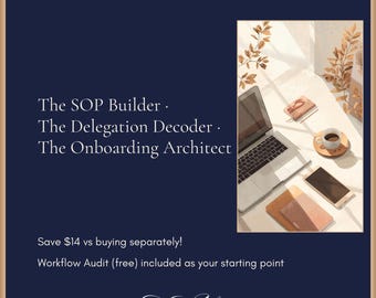 Pacchetto di suggerimenti aziendali basati sull'intelligenza artificiale: generatore di procedure operative standard (SOP), decodificatore di delega, strumento di onboarding (download digitale)