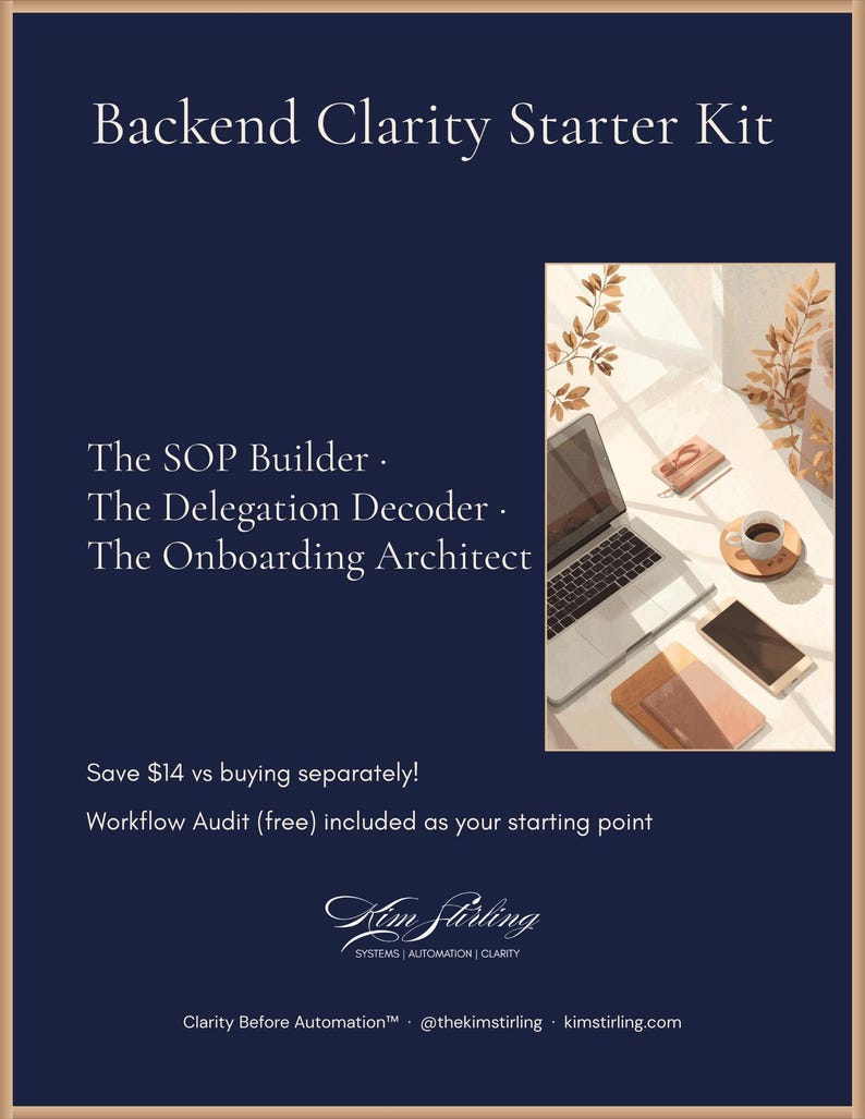 Bundel met AI-bedrijfsprompts: SOP-builder, delegatiedecoder, onboarding-architect (digitale download) afbeelding 1