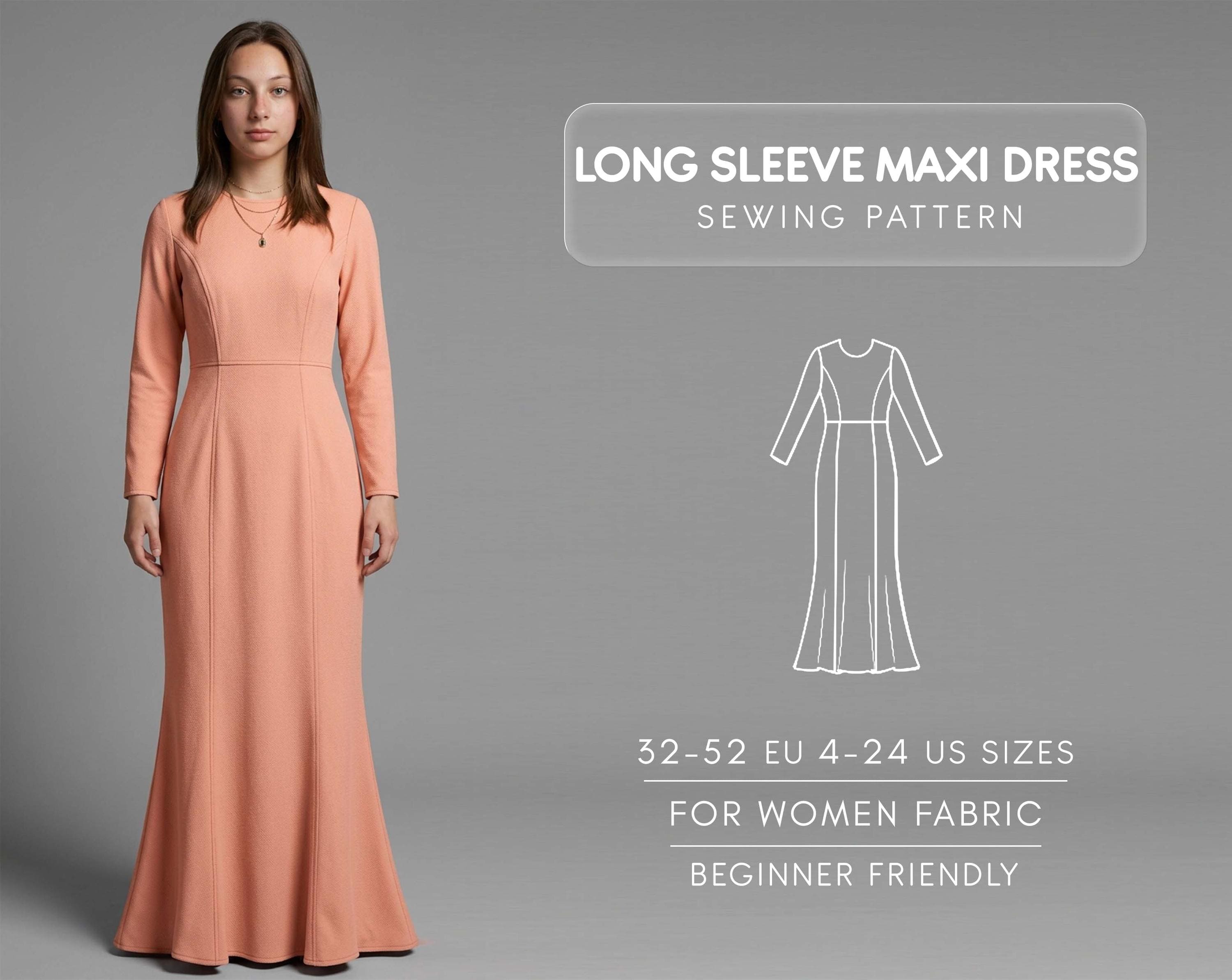 knee length dresses for ladies Batool Black Chiffon Modest Long Maxi Dress | Modest Muslim Dresses main image 0