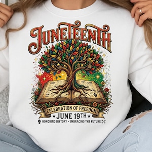 Juneteenth PNG-paket | Sublimering för Black History Freedom Day (digital nedladdning)