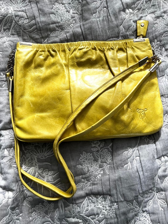 Stunning Buttery Italian Leather TRE VERO Handbag… - image 1